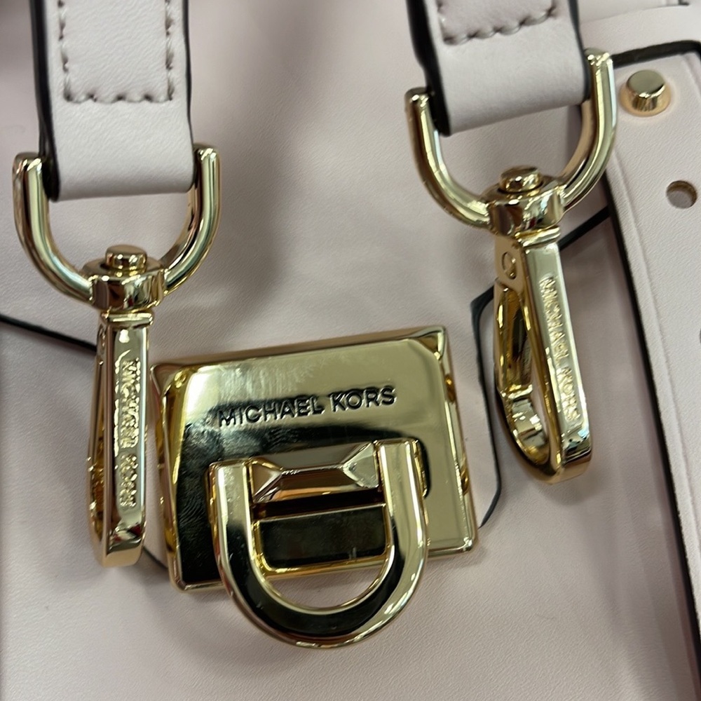MICHAEL KORS MANHATTAN MEDIUM TOP HANDLE SCHOOL SATCHEL CROSSBODY BAG 
NWT - Picture 13 of 16